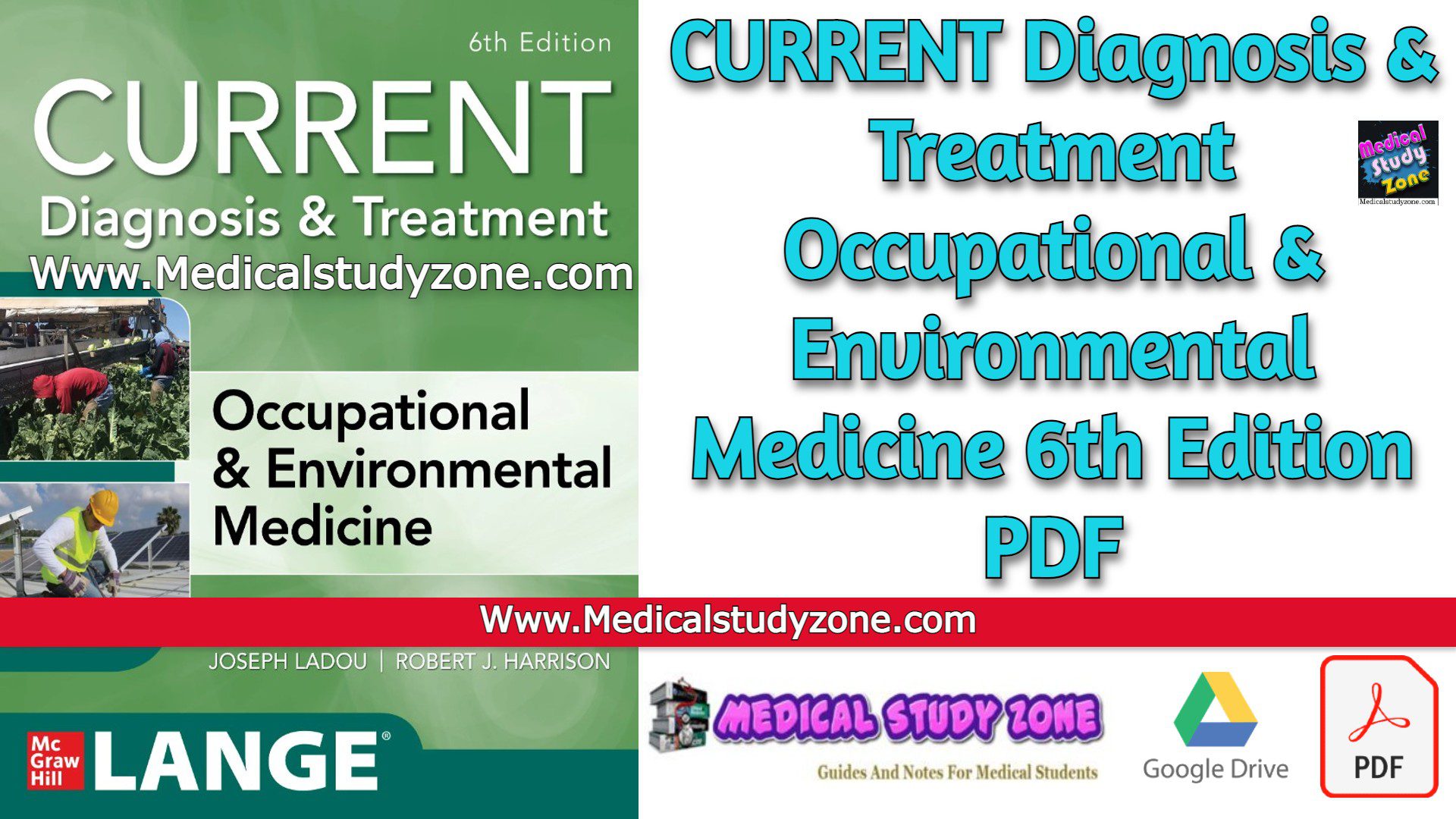 Download CURRENT Diagnosis & Treatment Occupational & Environmental Medicine 6th Edition PDF Free
