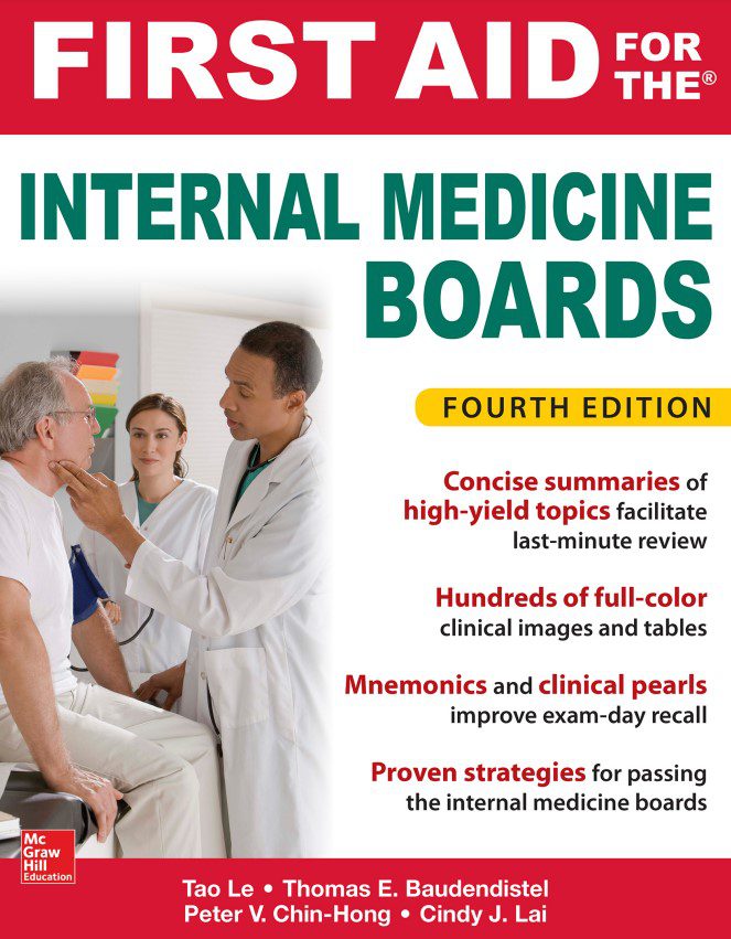 First Aid for the Internal Medicine Boards 4th Edition PDF Free Download [Direct Link]