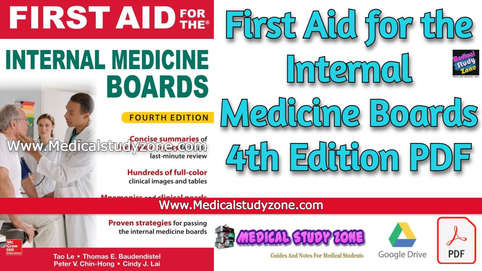 First Aid For The Internal Medicine Boards 4th Edition PDF Free 
