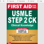 First Aid for the USMLE Step 2 CK 11th Edition 2023 PDF Free Download