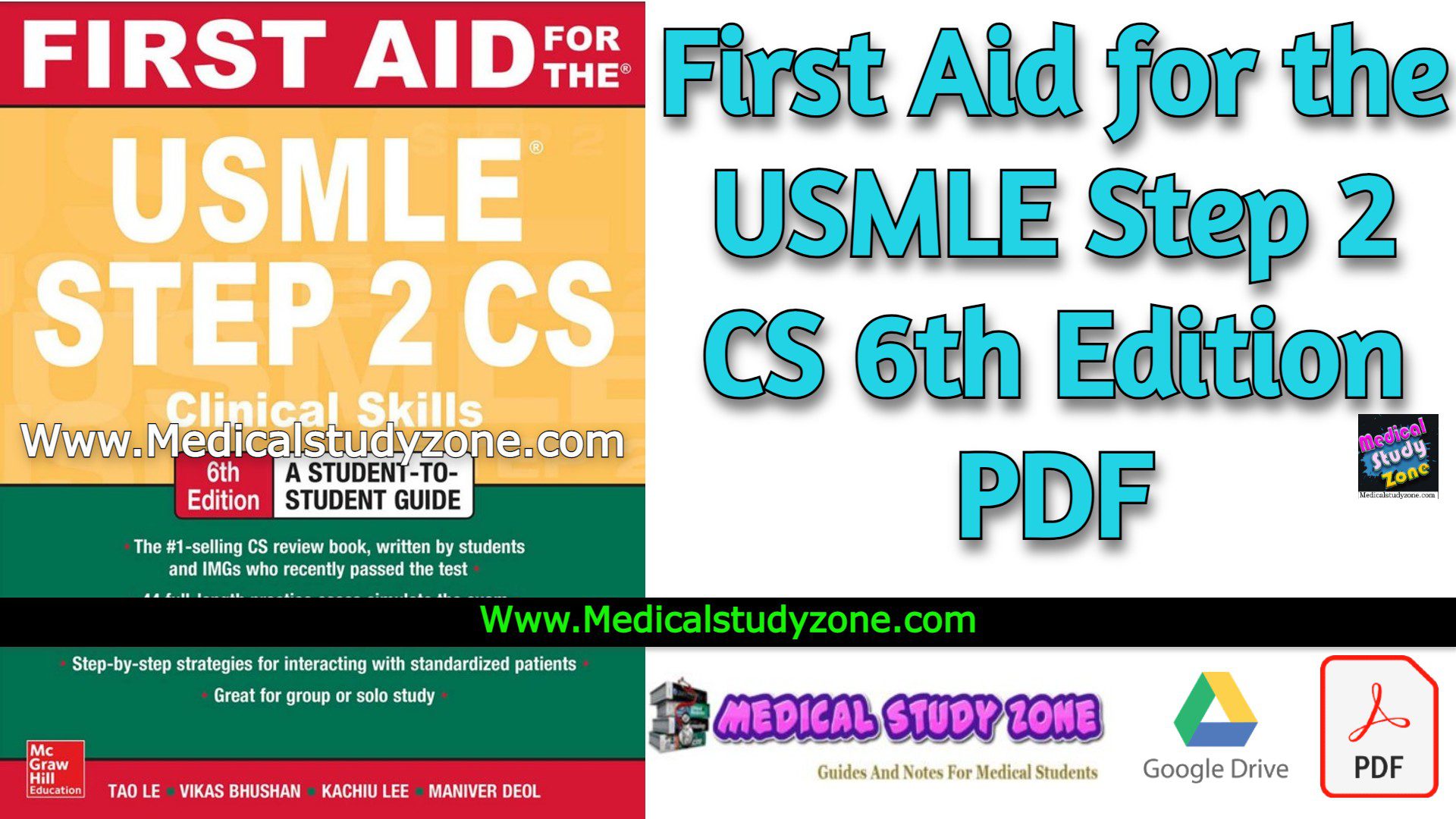 First Aid for the USMLE Step 2 CS 6th Edition PDF Free Download [Direct Link]