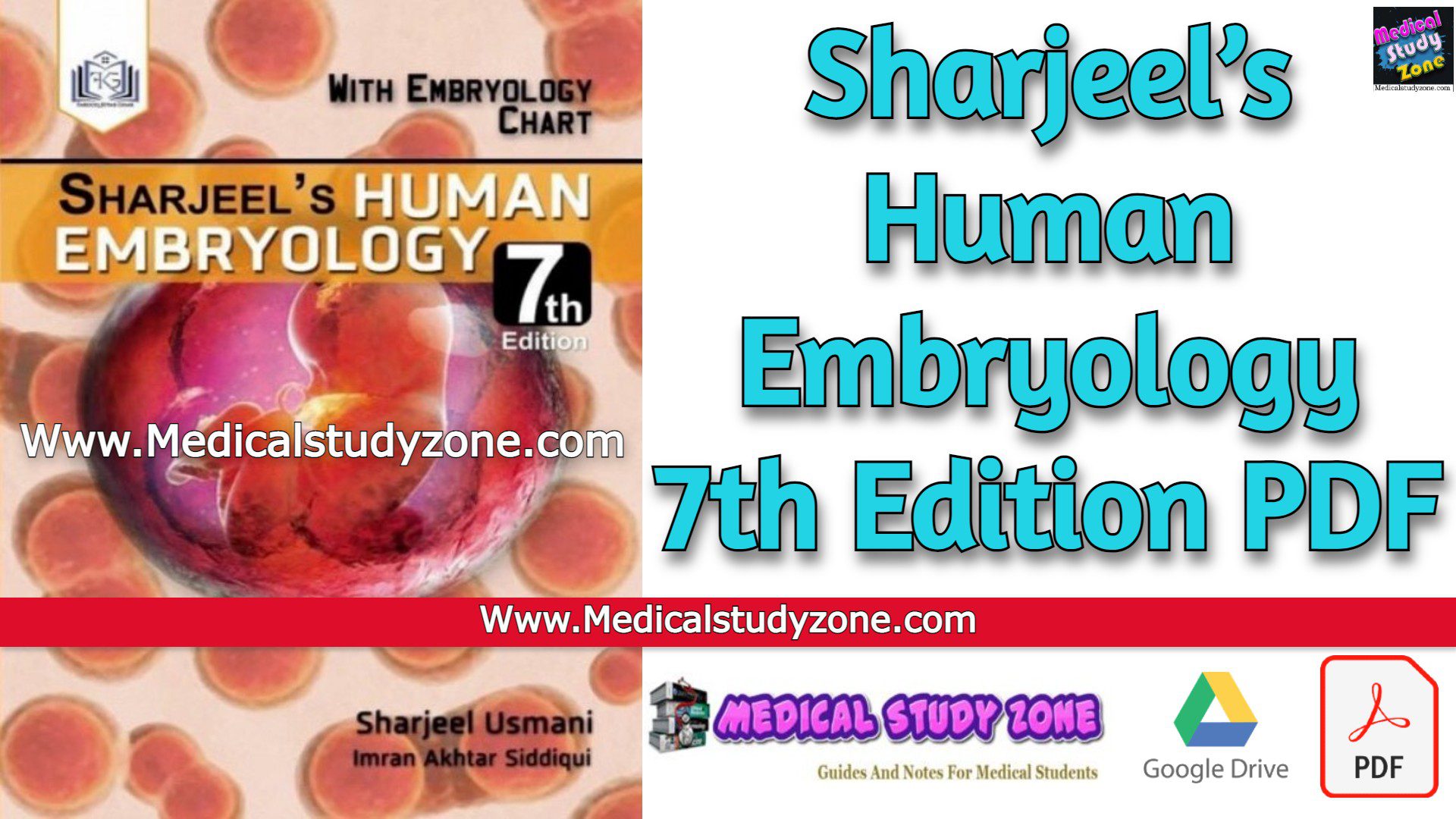 Sharjeel’s Human Embryology 7th Edition PDF Download [Direct Link]