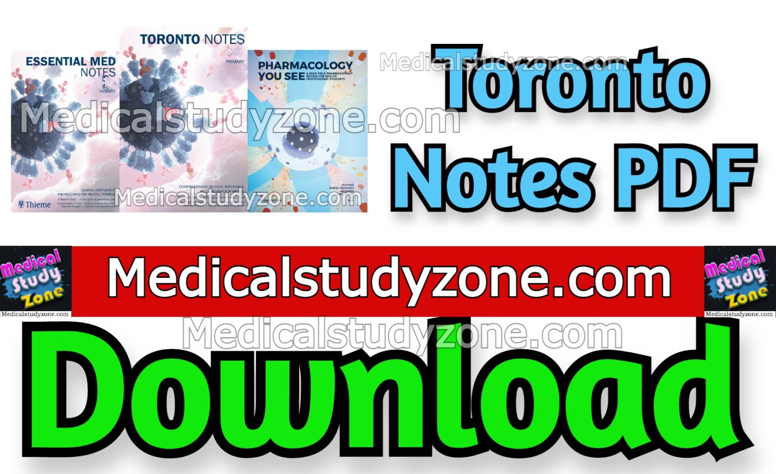 Toronto Notes 2023 PDF Free Download Medical Study Zone