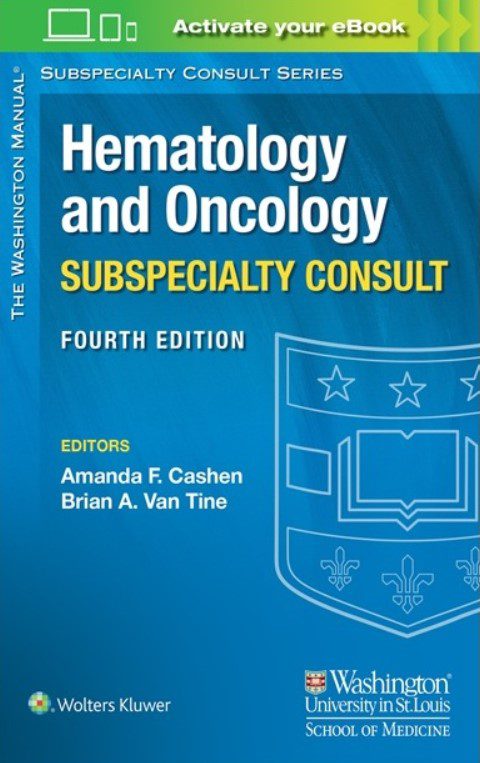 Download The Washington Manual Hematology and Oncology Subspecialty Consult 4th Edition PDF Free