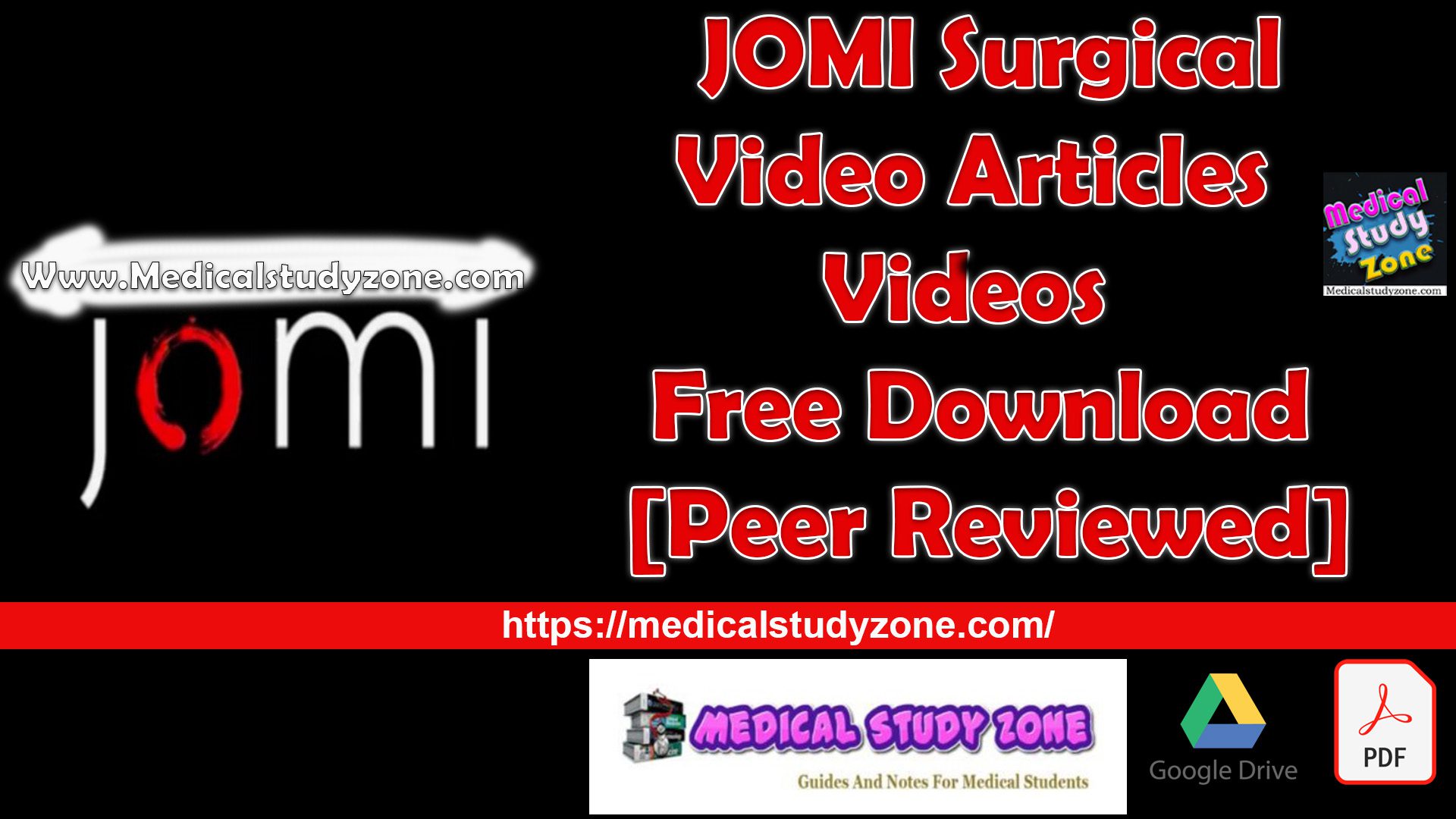 JOMI Surgical Video Articles 2023 Videos Free Download [Peer Reviewed]