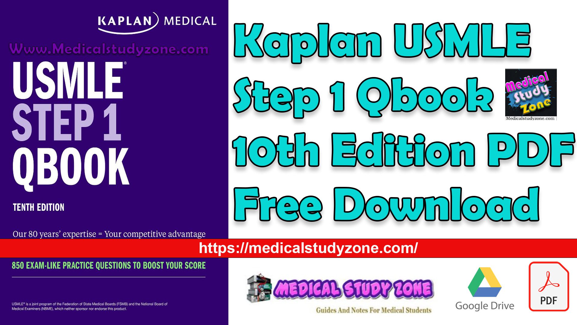 Kaplan USMLE Step 1 Qbook 10th Edition 2023 PDF Free Download