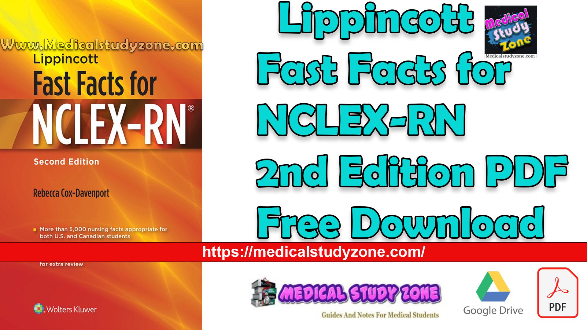 Lippincott Fast Facts for NCLEX-RN 2nd Edition PDF Free Download