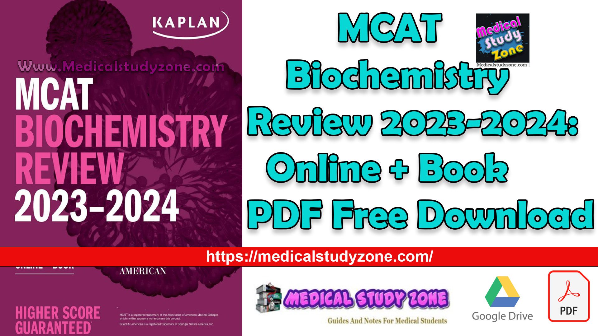 MCAT Biochemistry Review 2023-2024: Online + Book PDF Free Download