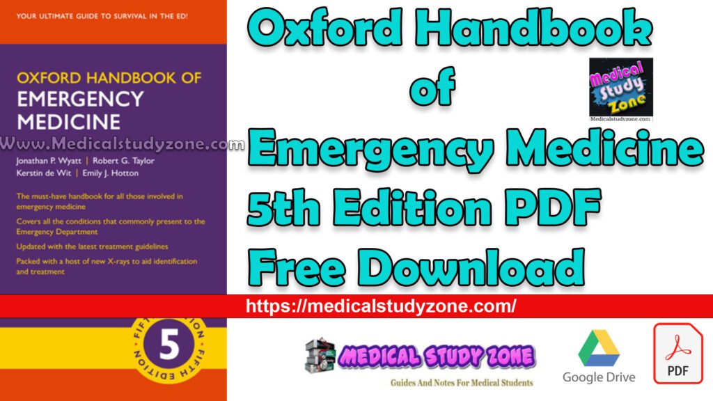 Oxford Handbook of Emergency Medicine 5th Edition PDF Free Download