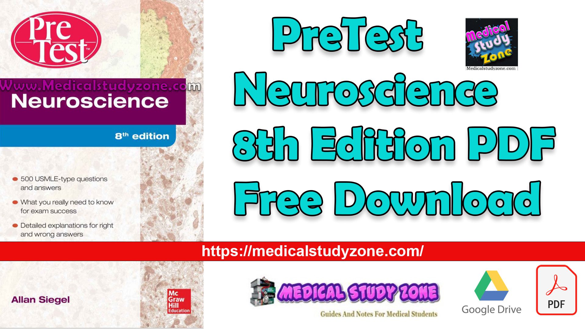 PreTest Neuroscience 8th Edition PDF Free Download