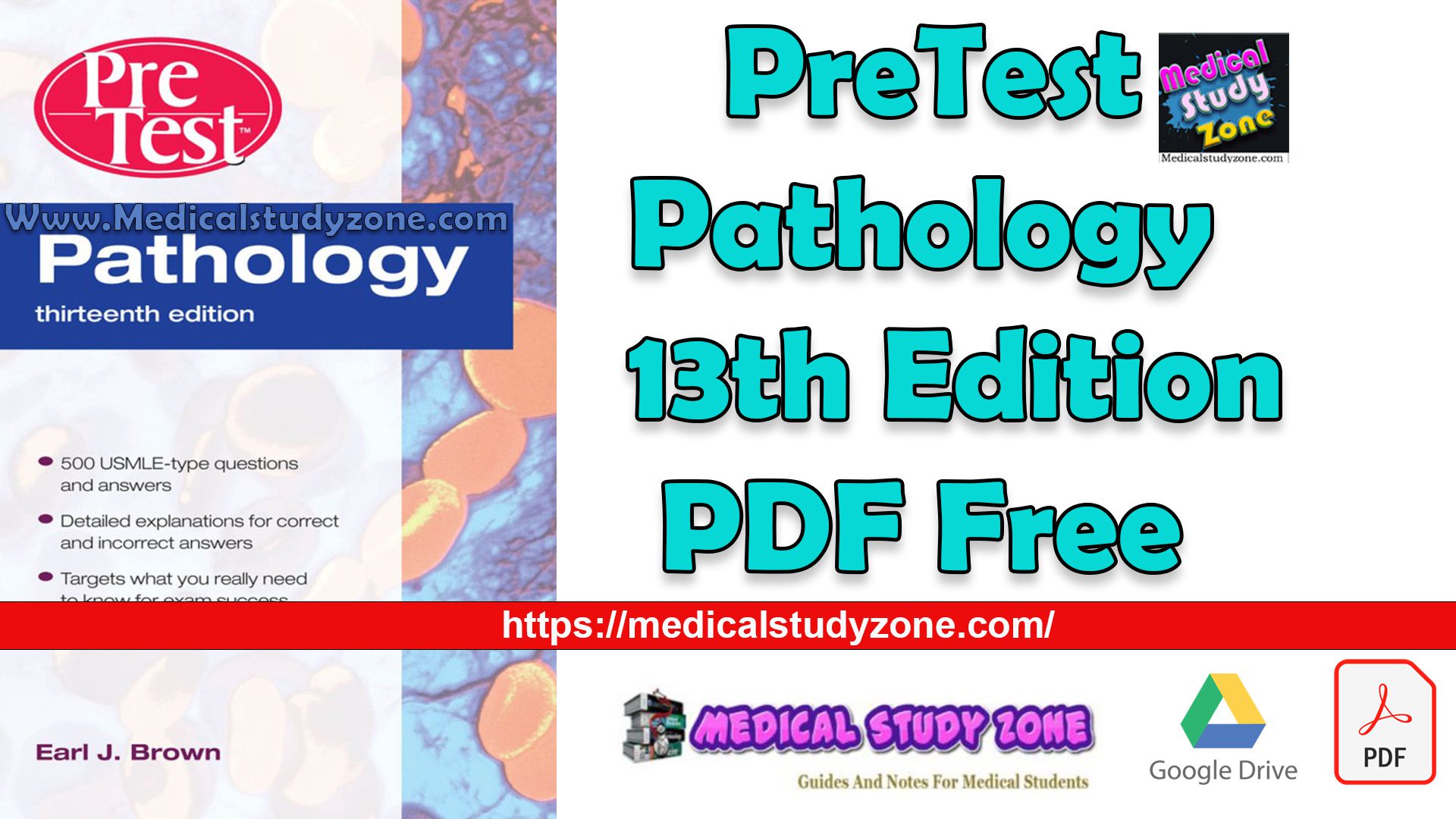PreTest Pathology 13th Edition PDF Free Download