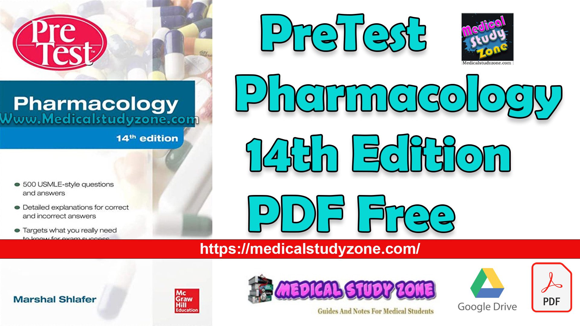 PreTest Pharmacology 14th Edition PDF Free Download