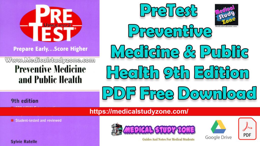 PreTest Preventive Medicine & Public Health 9th Edition PDF Free ...