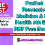 PreTest Preventive Medicine & Public Health 9th Edition PDF Free Download