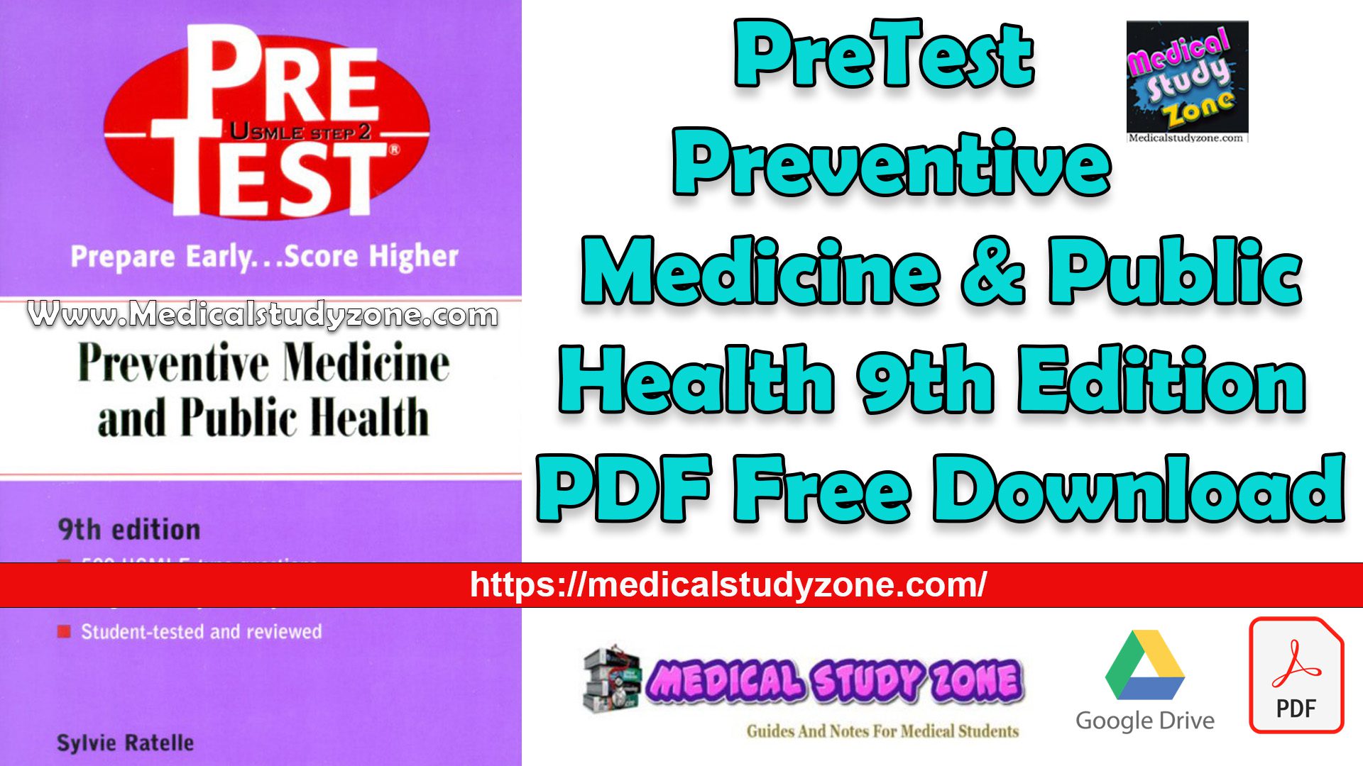 PreTest Preventive Medicine & Public Health 9th Edition PDF Free Download