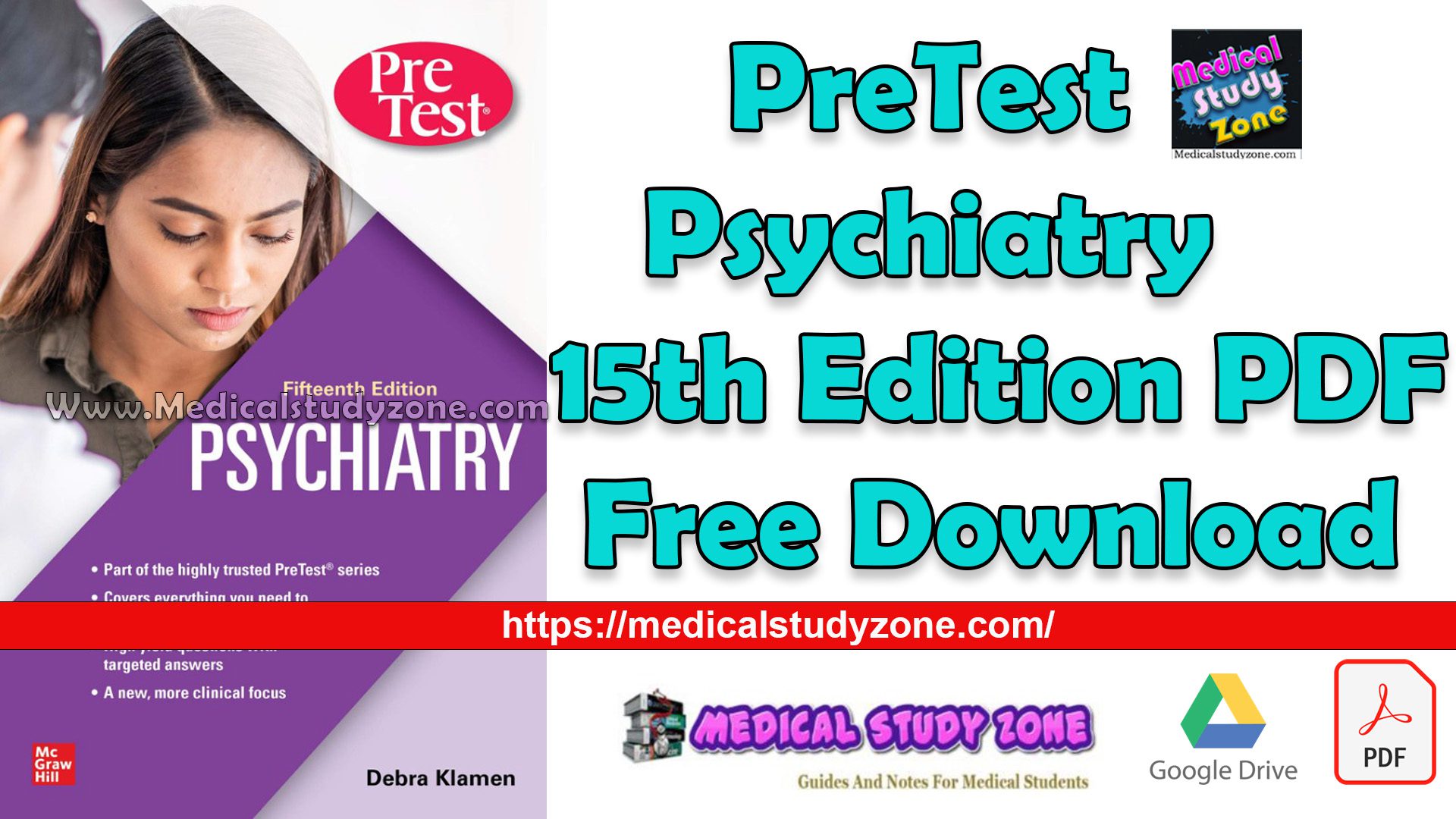 PreTest Psychiatry 15th Edition PDF Free Download