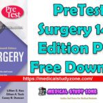PreTest Surgery 14th Edition PDF Free Download