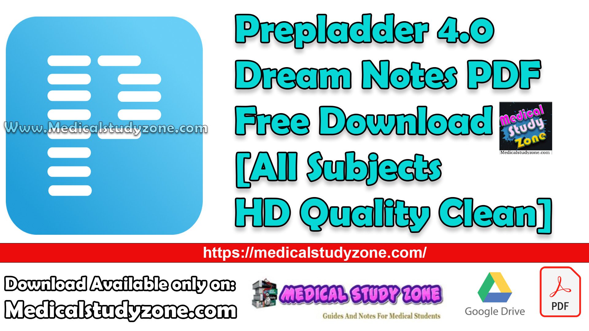 Prepladder 4.0 Dream Notes PDF Free Download [All Subjects HD Quality Clean]