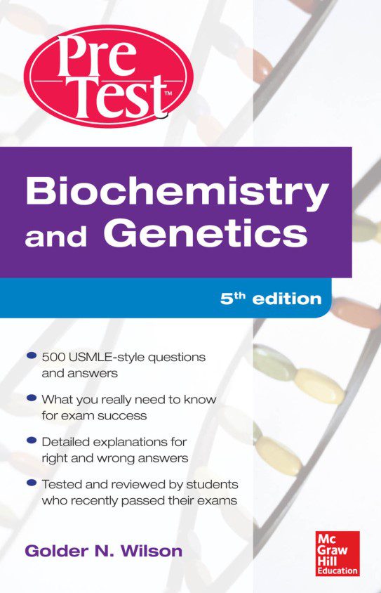 Pretest Biochemistry and Genetics 5th Edition PDF Free Download