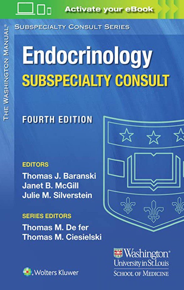 The Washington Manual Endocrinology Subspecialty Consult 4th Edition PDF Free Download