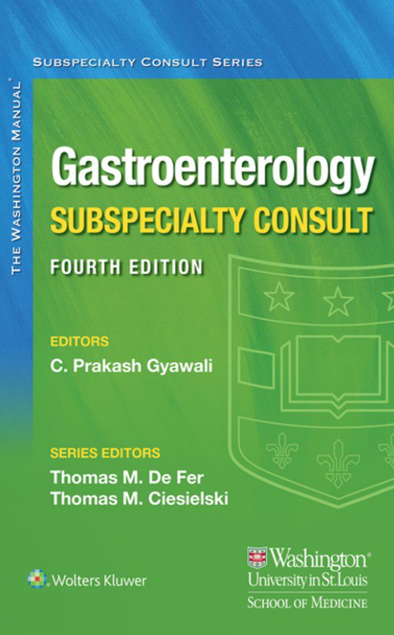 The Washington Manual Gastroenterology Subspecialty Consult 4th Edition PDF Free Download