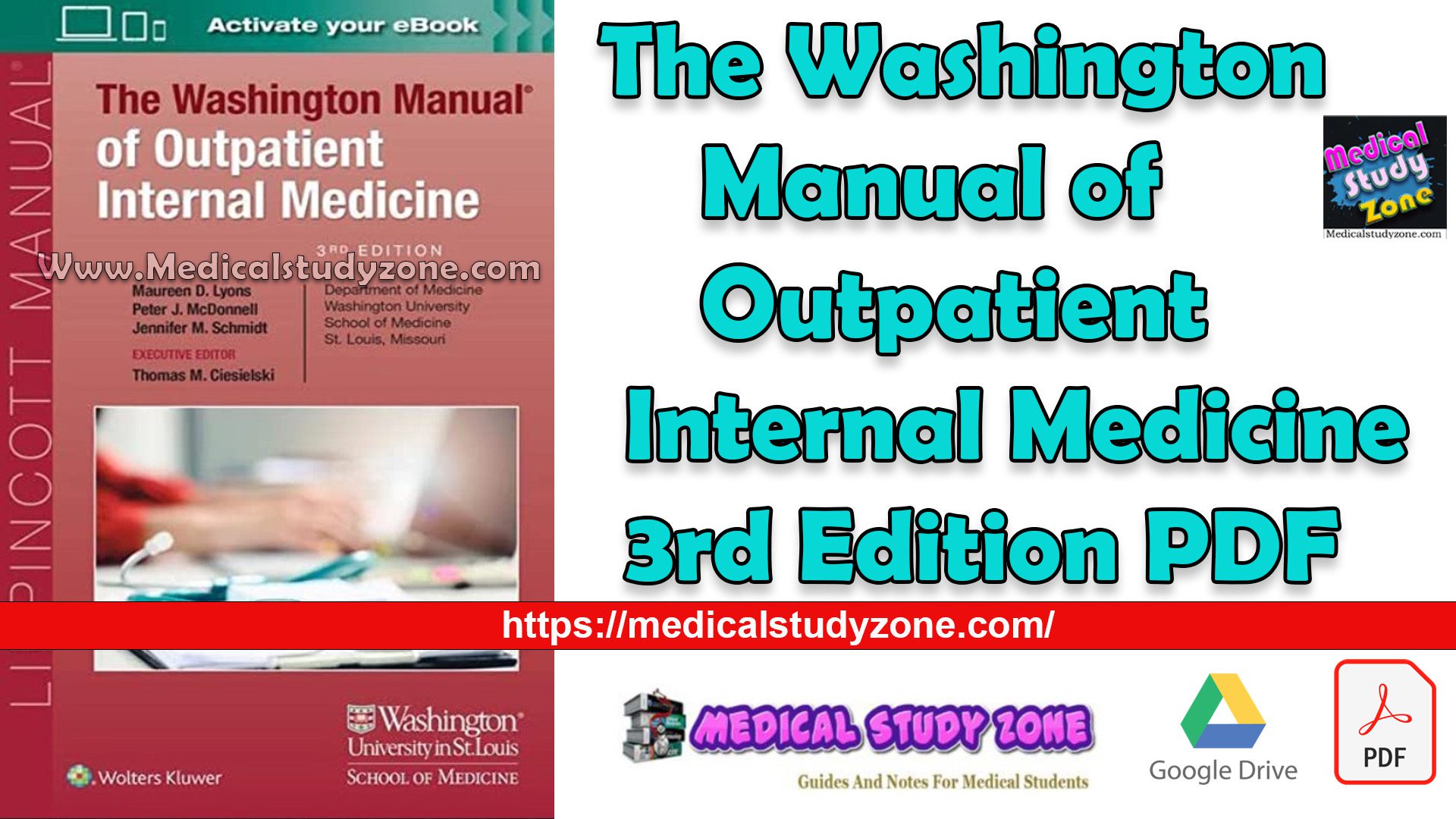 The Washington Manual of Outpatient Internal Medicine 3rd Edition PDF Free Download