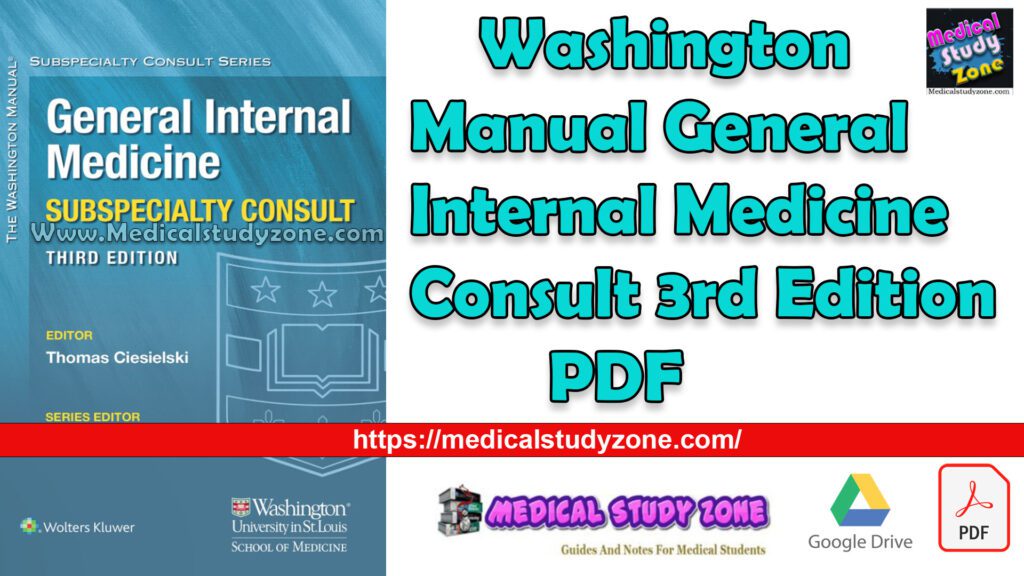 Washington Manual General Internal Medicine Consult 3rd Edition PDF ...