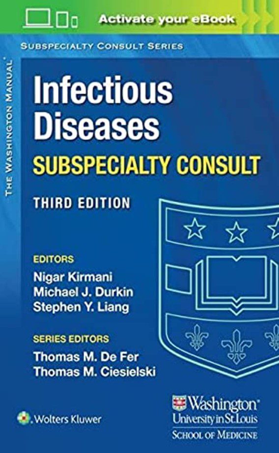 Washington Manual Infectious Disease Subspecialty Consult 3rd Edition PDF Free Download