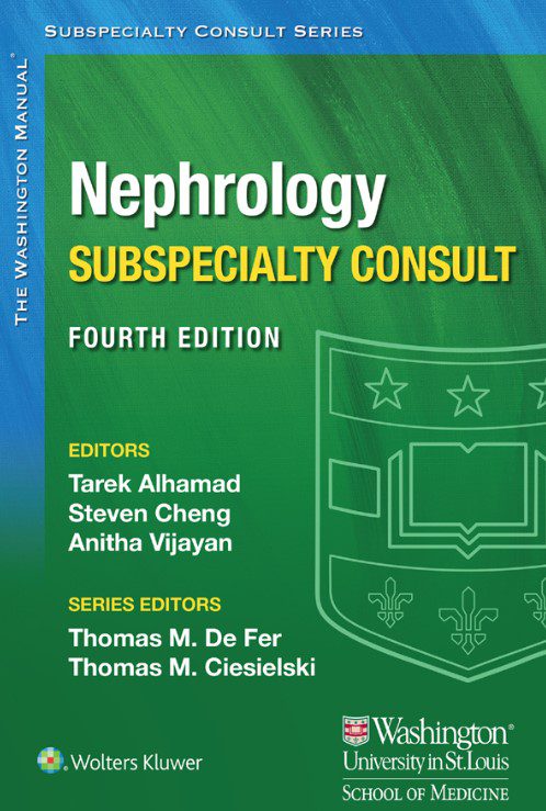 Washington Manual Nephrology Subspecialty Consult 4th Edition PDF Free Download