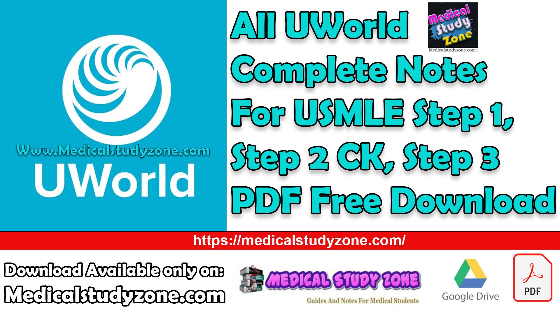 All UWorld Complete Notes 2023 For USMLE Step 1, Step 2 CK, Step 3 PDF Free Download
