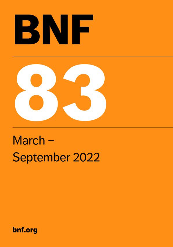 BNF 83 (British National Formulary) March 2022 PDF Free Download
