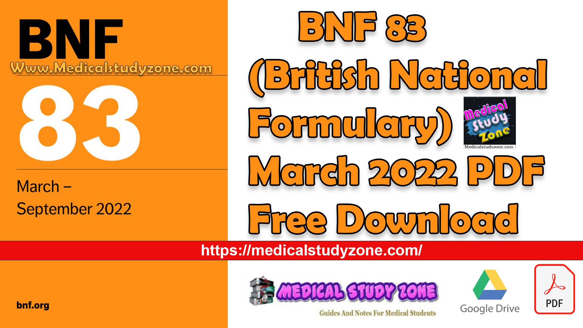 BNF 83 (British National Formulary) March 2022 PDF Free Download