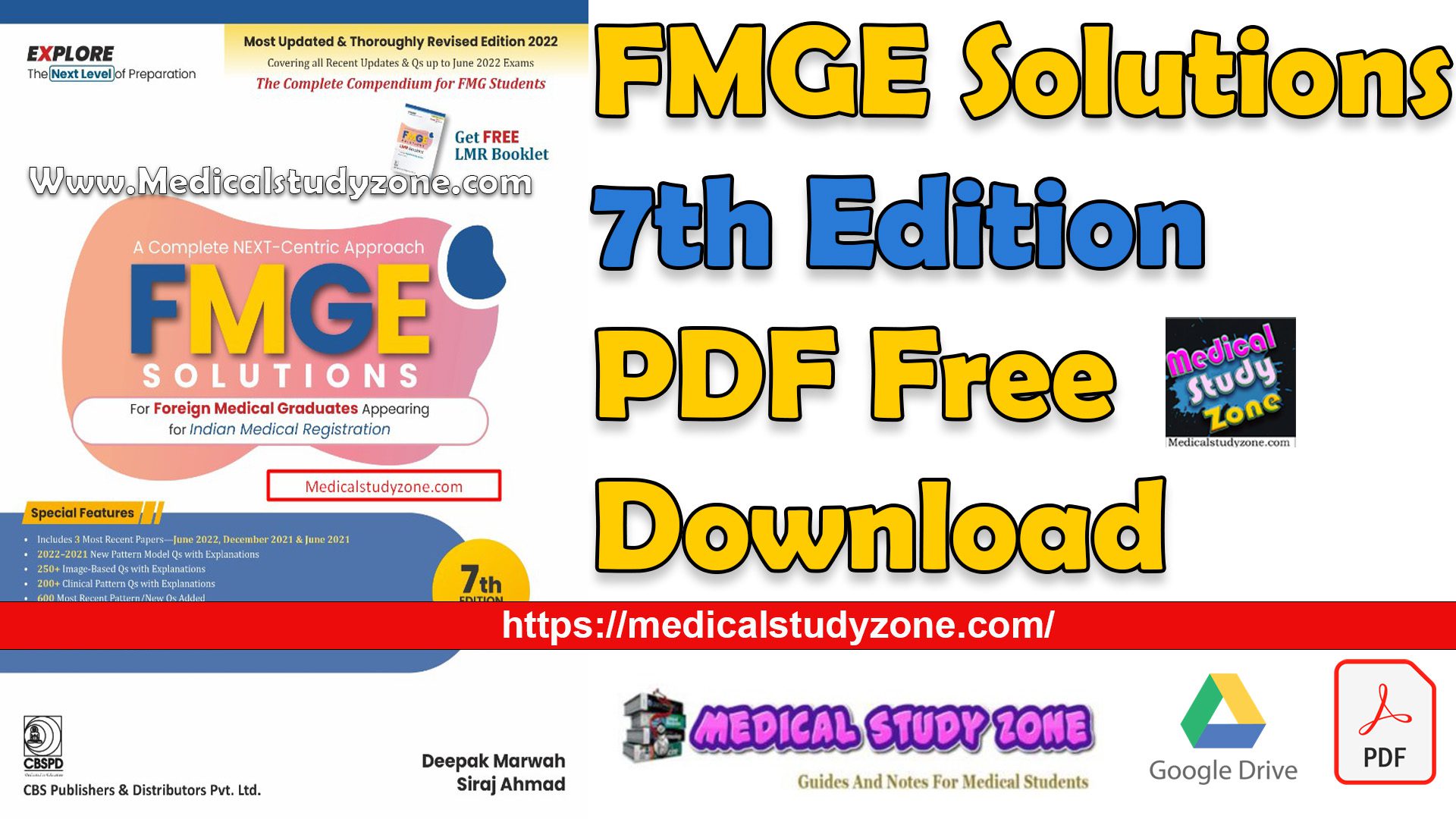 FMGE Solutions 7th Edition PDF Free Download