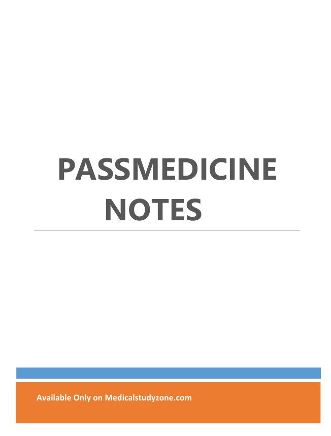 Passmedicine Notes 2023 cover