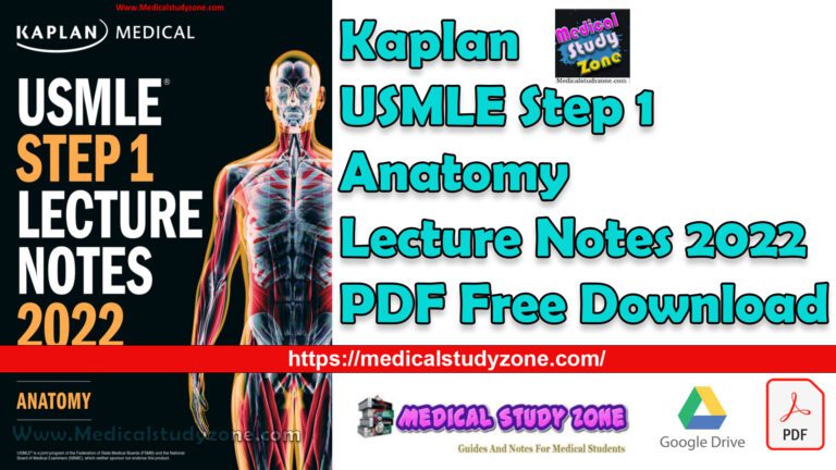 Kaplan USMLE Step 1 Anatomy Lecture Notes 2022 PDF Free Download ...