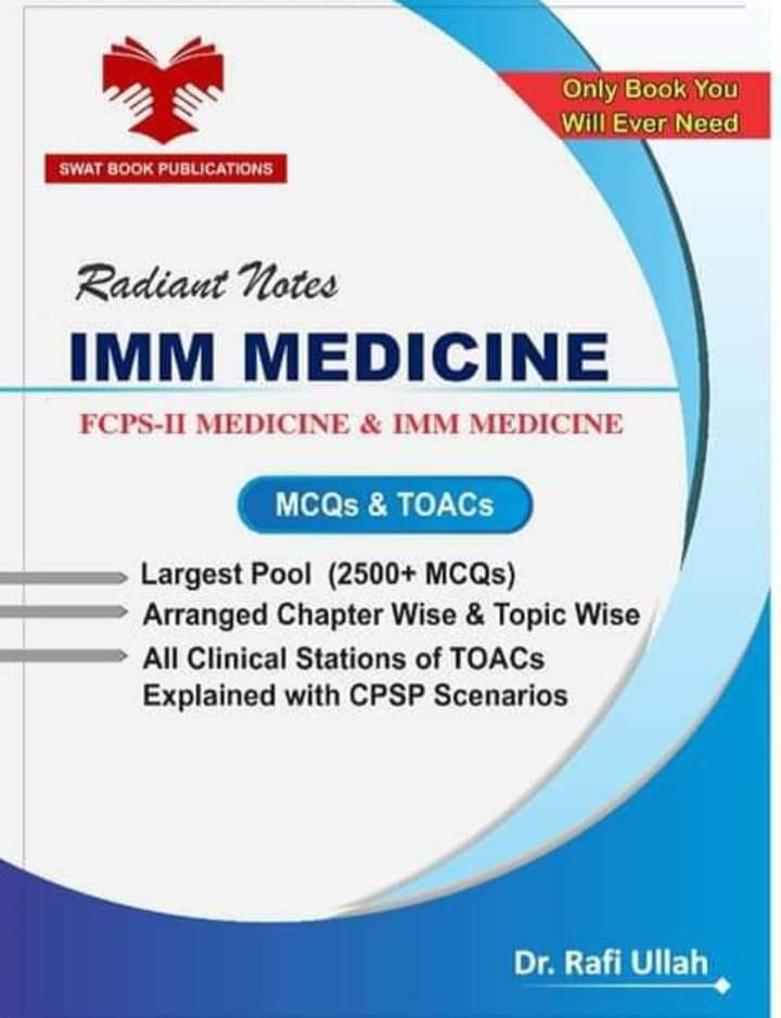 Radiant Notes IMM Medicine FCPS 2 Dr. Rafiullah PDF Free Download