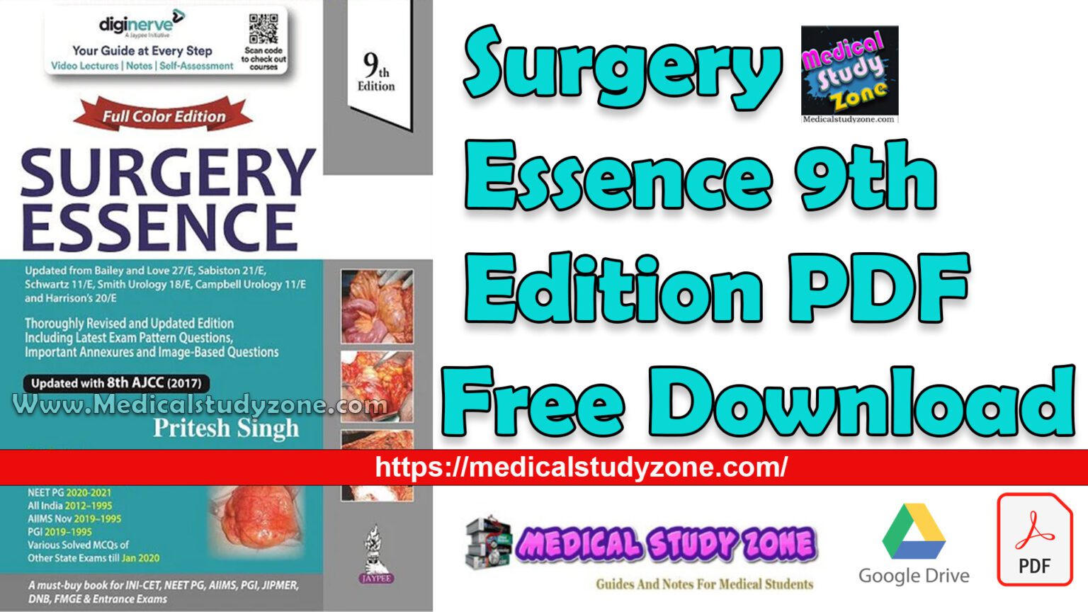 Surgery Essence 9th Edition PDF Free Download [Direct Link] Medical