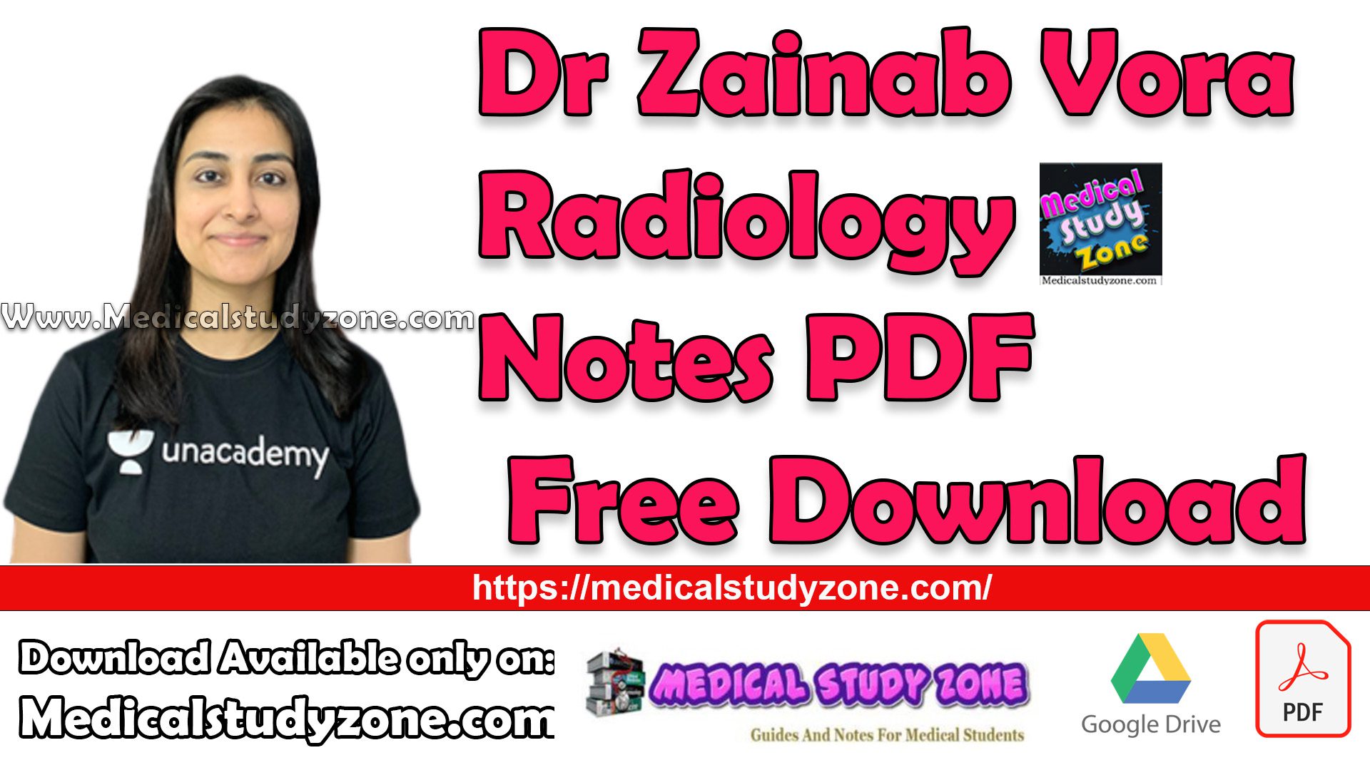 Dr Zainab Vora Radiology Notes PDF Free Download