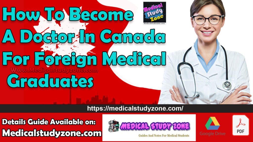 doctor education requirements canada