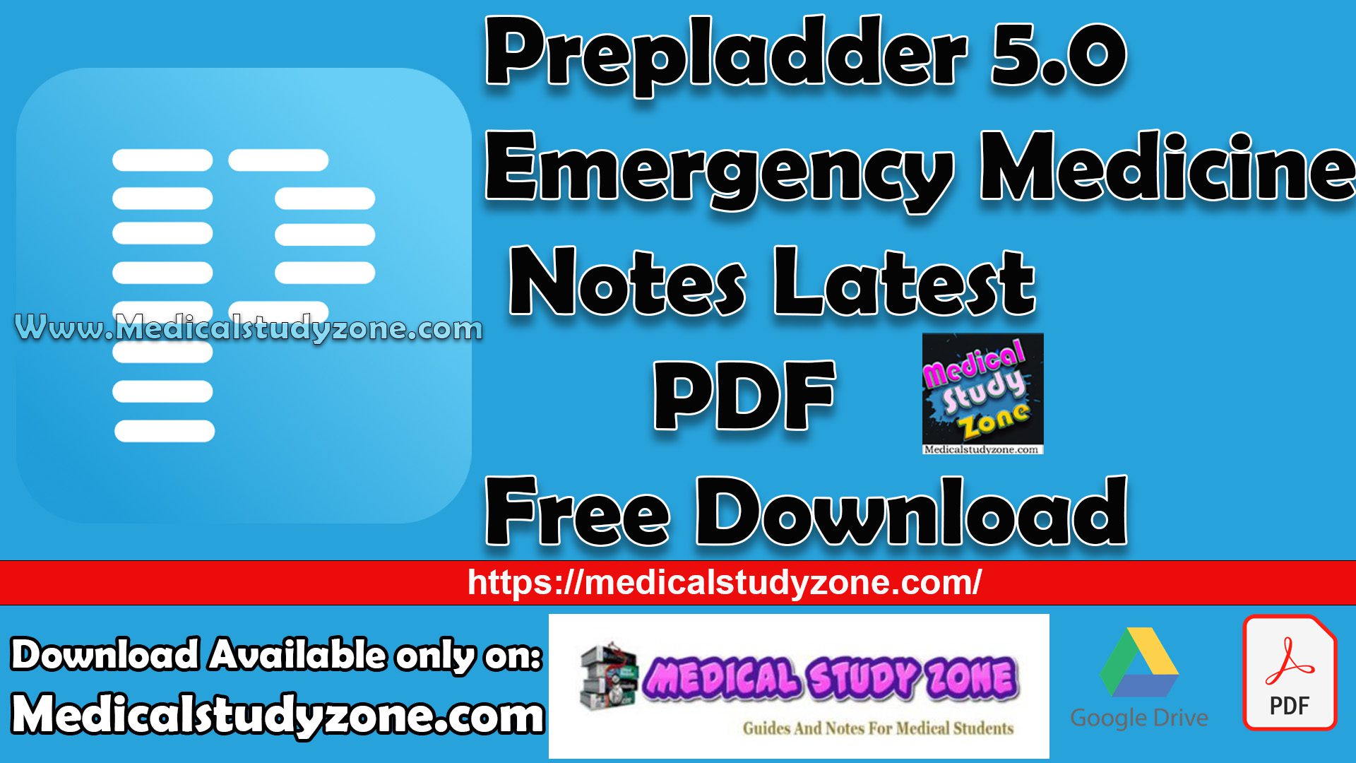 Prepladder 5.0 Emergency Medicine Notes PDF Free Download