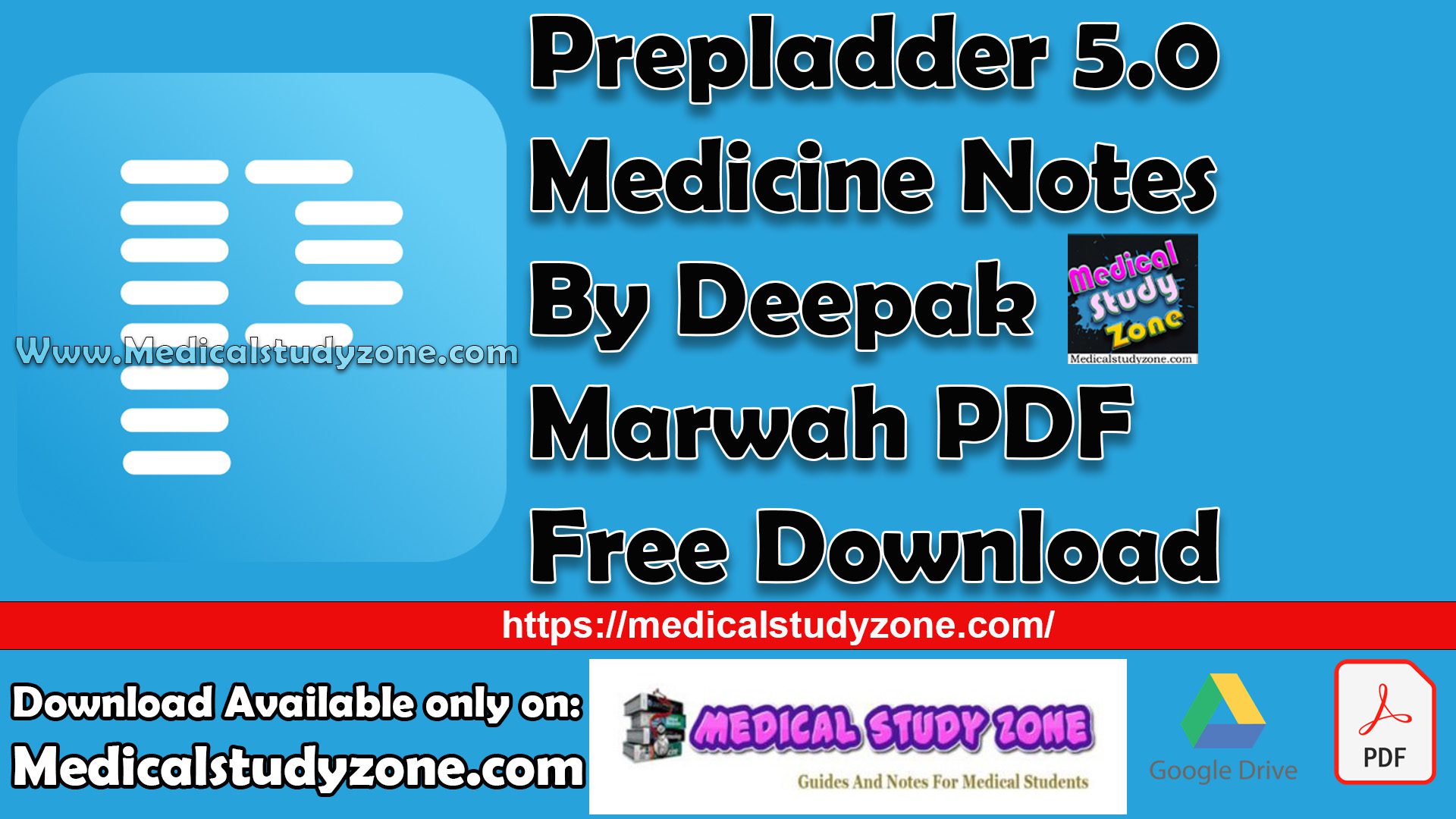 Prepladder 5.0 Medicine Notes By Deepak Marwah PDF Free Download