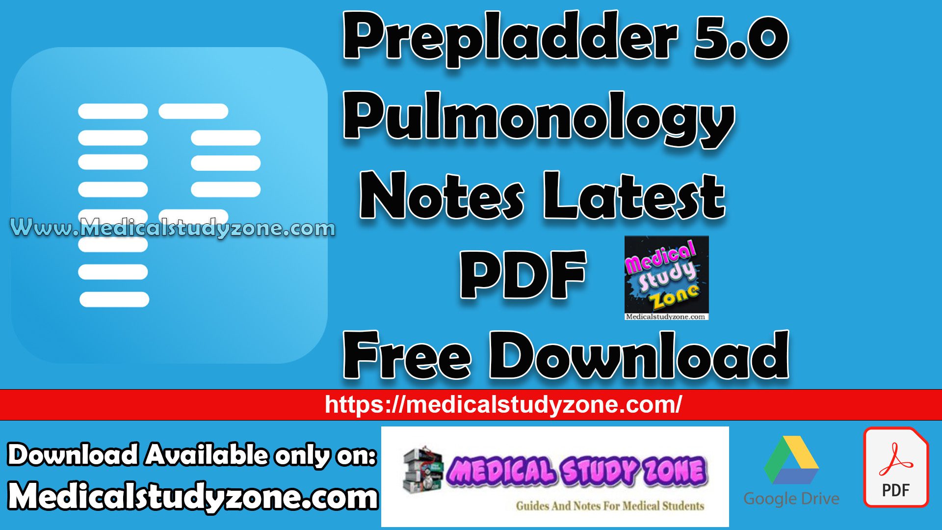 Prepladder 5.0 Pulmonology Notes PDF Free Download