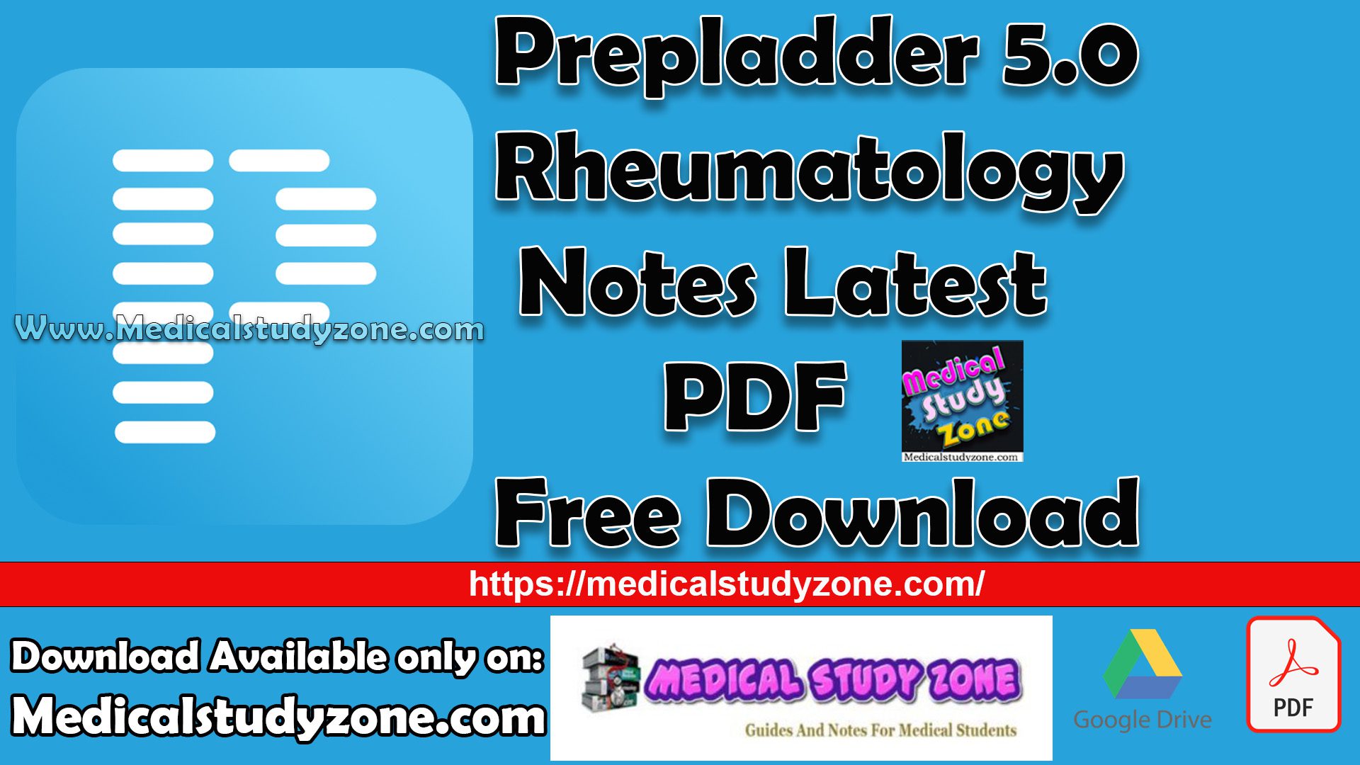 Prepladder 5.0 Rheumatology Notes PDF Free Download