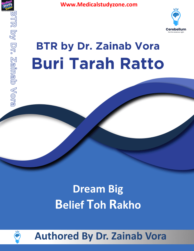 BTR By Dr. Zainab Vora Buri Tarah Ratto Cerebellum PDF Free Download cover