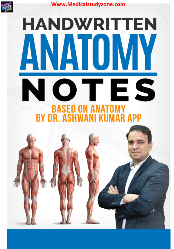Handwritten Anatomy Notes By Dr Ashwani Kumar PDF Free Download cover