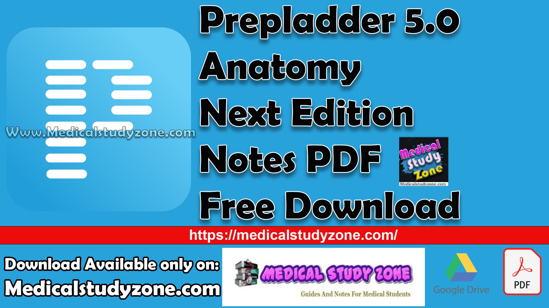 Prepladder Anatomy 5.0 Next Edition Notes PDF Free Download