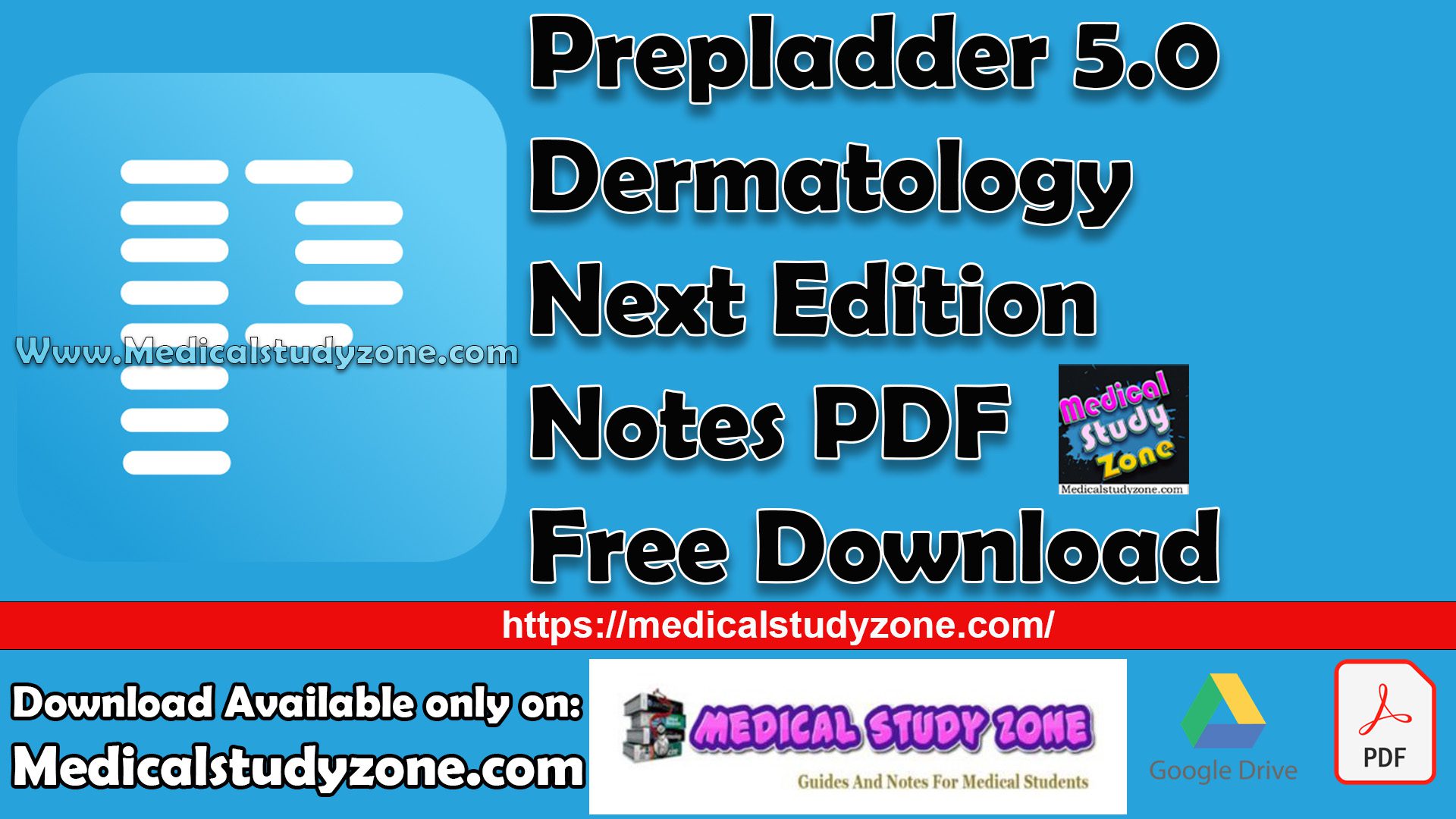 Prepladder Dermatology 5.0 Next Edition Notes PDF Free Download