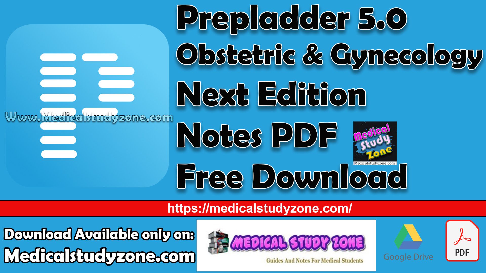 Prepladder Obstetric & Gynecology 5.0 Next Edition Notes PDF Free Download