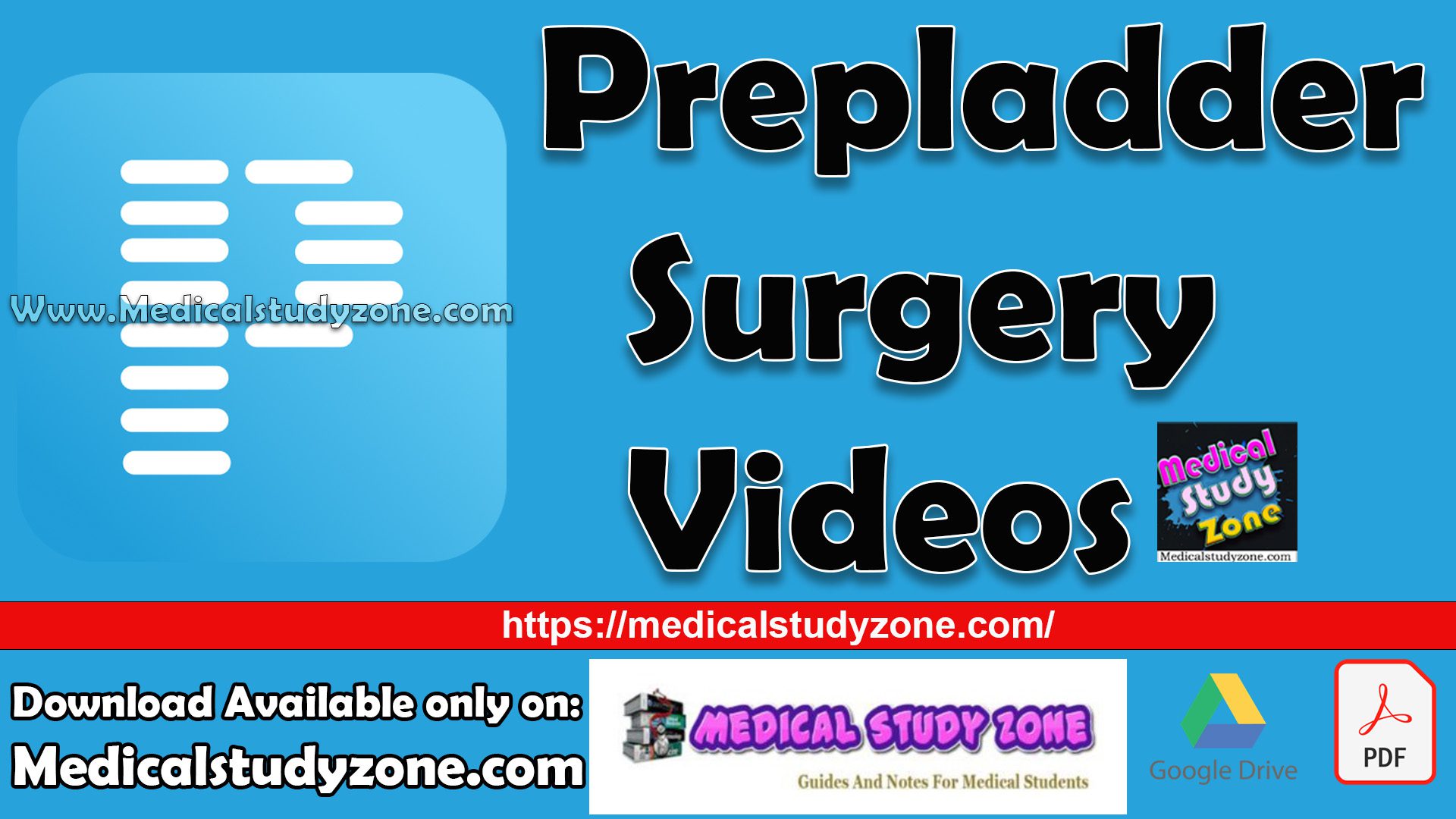 Prepladder Surgery Videos Free Download