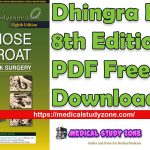 Dhingra ENT 8th Edition PDF Free Download